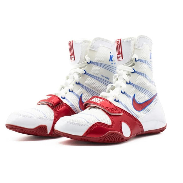 Nike Hyper KO Boxing Boots - White/Red-Nike