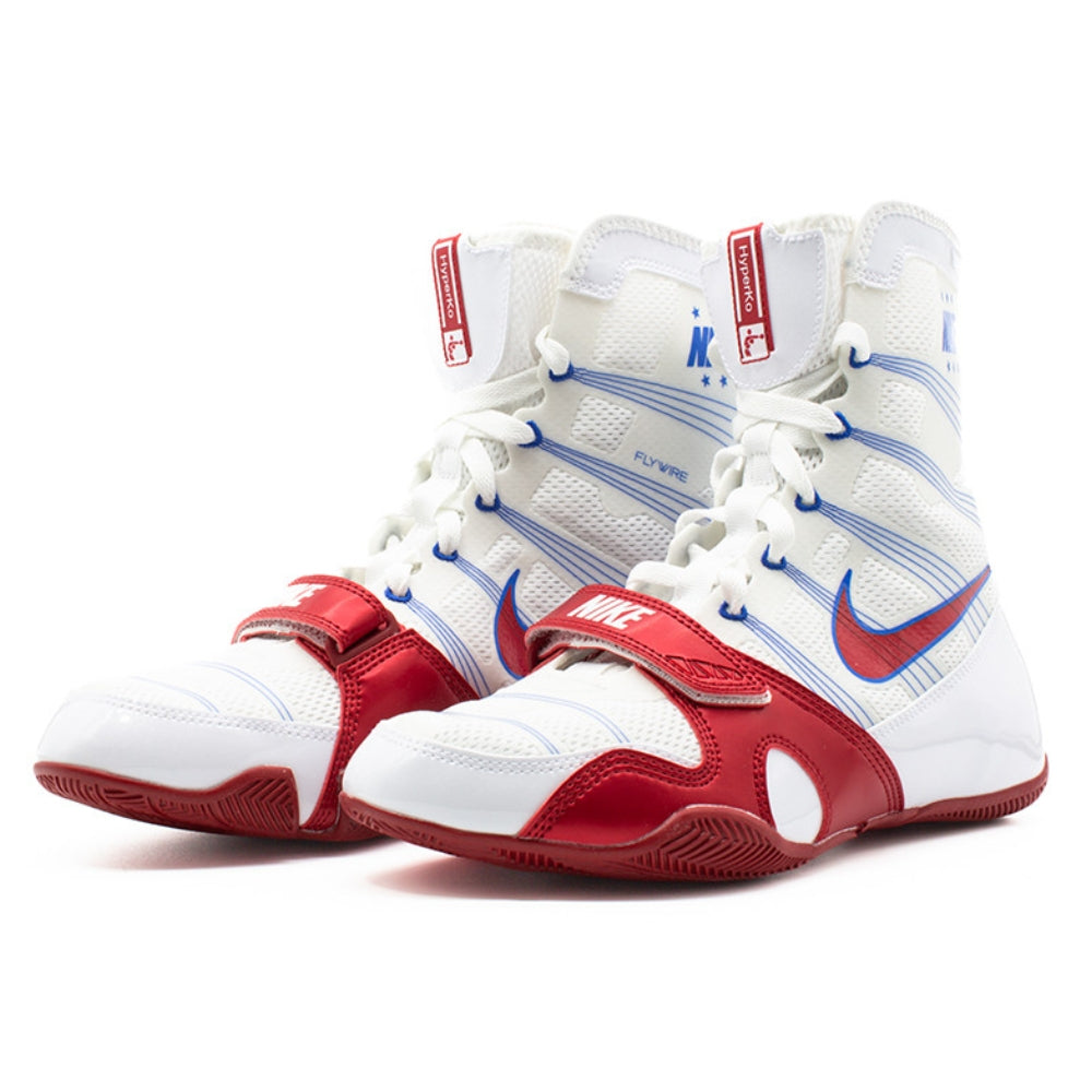 Pre Order - Nike Hyper KO Boxing Boots - White/Red-Nike