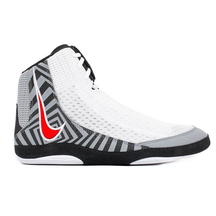 Nike Inflict 4 SE Wrestling Boots - White/Grey-Nike