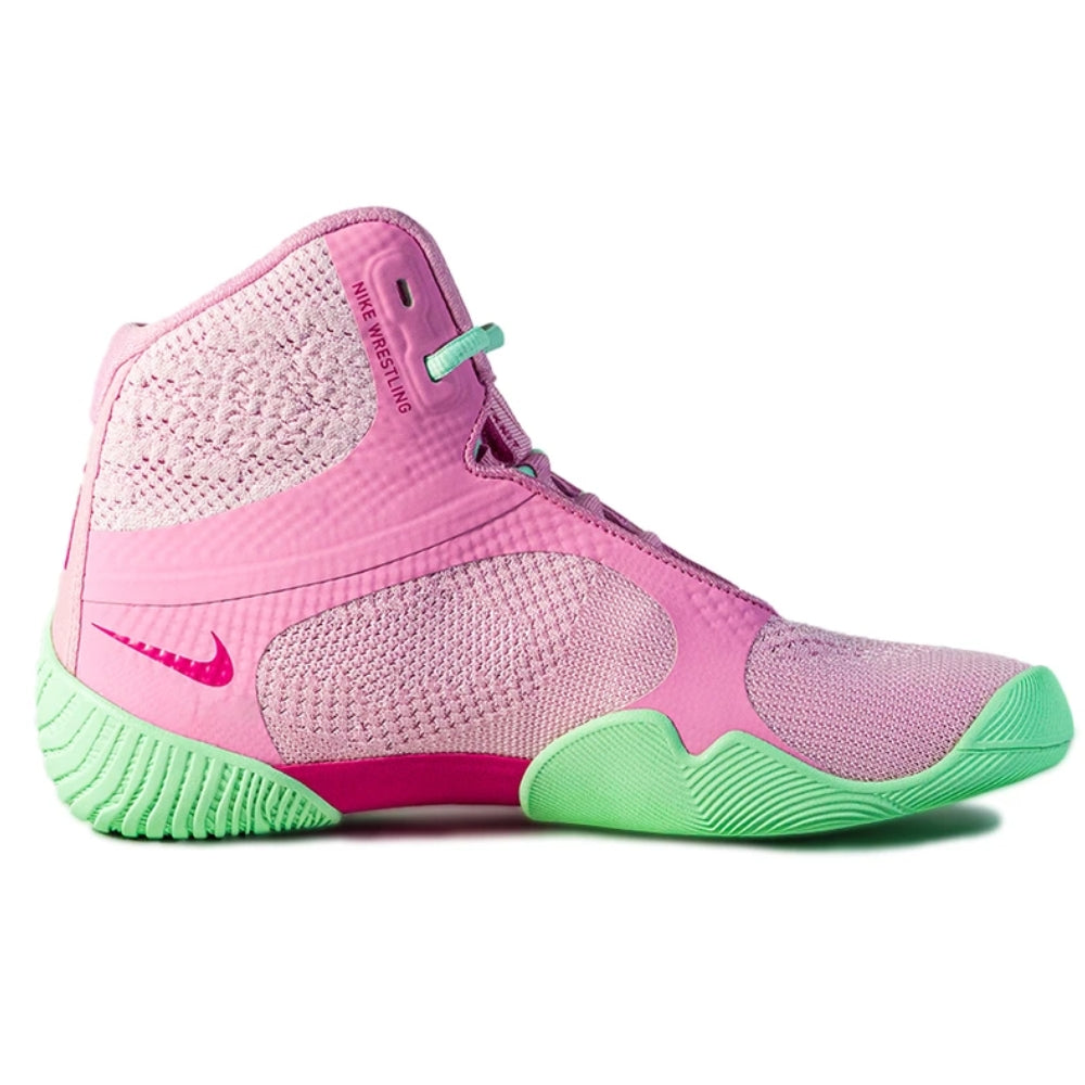Nike Tawa Wrestling Boots - Pink/Arctic Green-Nike