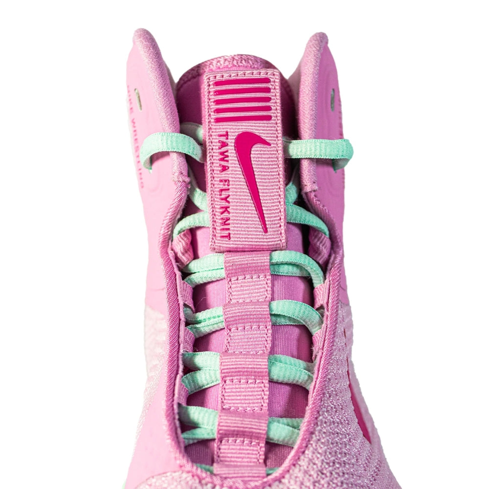 Nike Tawa Wrestling Boots - Pink/Arctic Green-Nike
