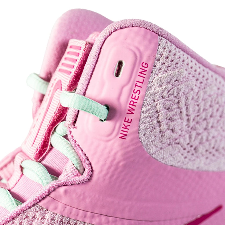 Nike Tawa Wrestling Boots - Pink/Arctic Green-Nike