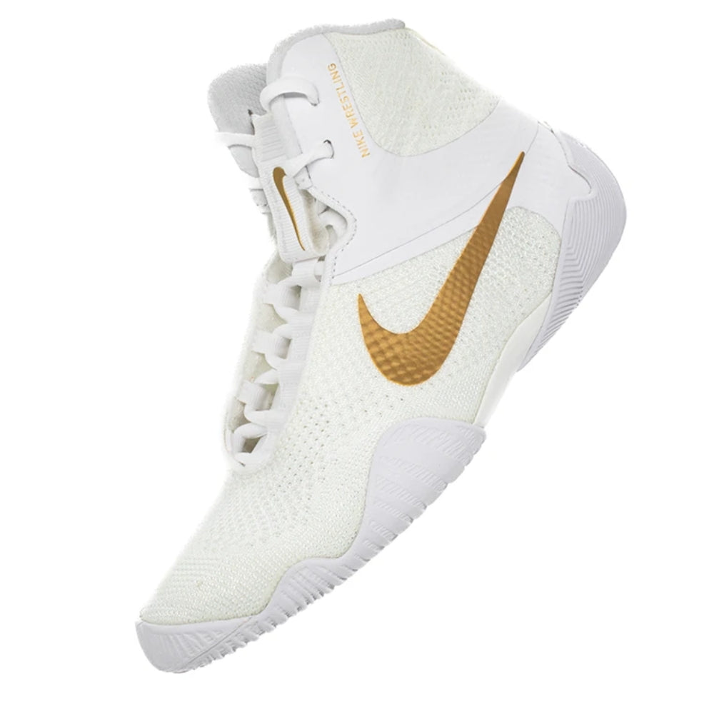 Nike Tawa Wrestling Boots - White/Gold-Nike