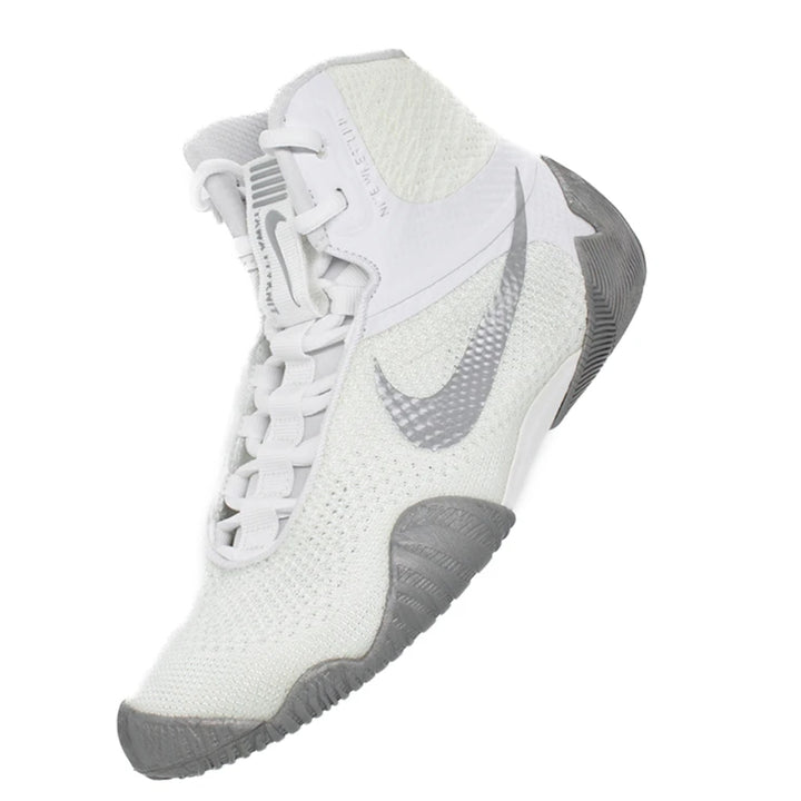 Nike Tawa Wrestling Boots - White/Silver-Nike