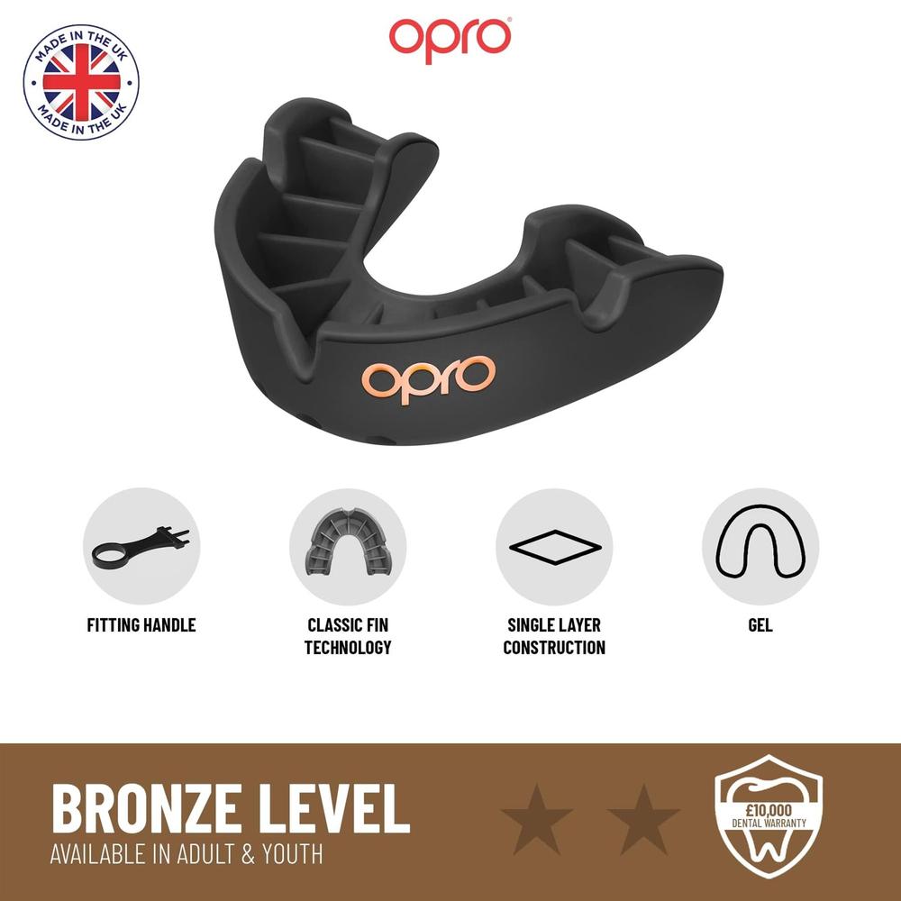 OPRO Self-Fit Bronze Mouthguard-Opro