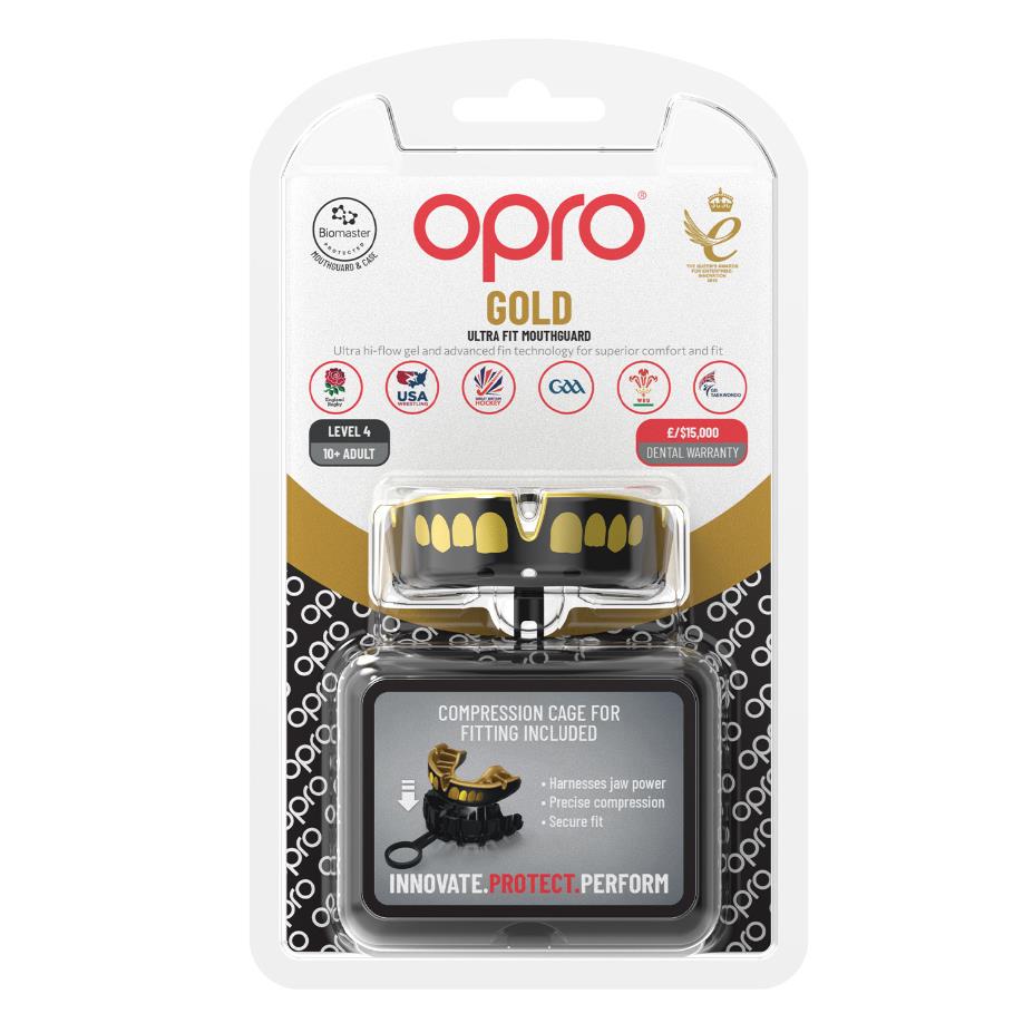 OPRO Self-Fit GEN5 Gold Mouthguard-Opro
