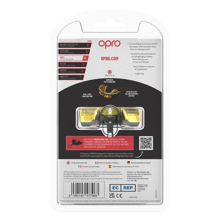 OPRO Self-Fit GEN5 Gold Mouthguard-Opro