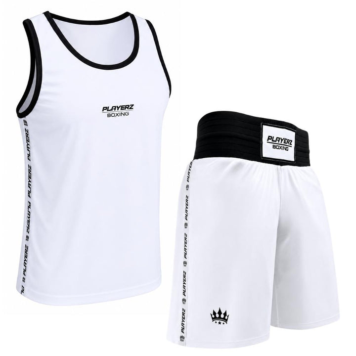 Playerz Boxing Set - White-Playerz Boxing