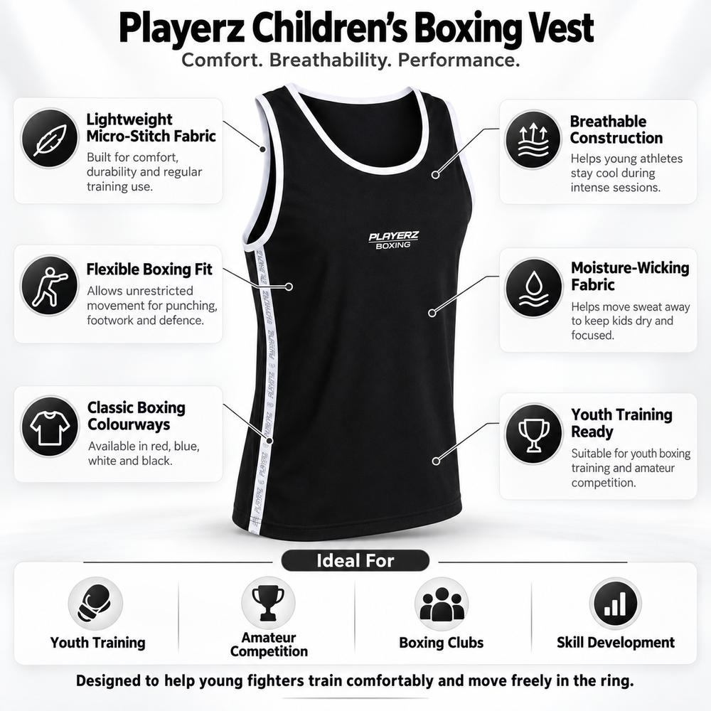 Playerz Boxing Vest - Kids-Playerz Boxing