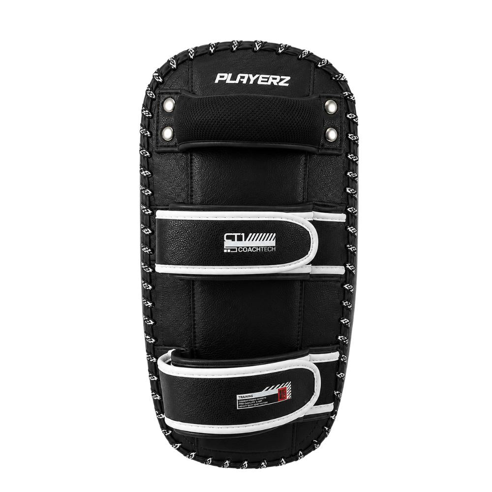 Playerz CoachTech Kick Pads - Black-Playerz Boxing