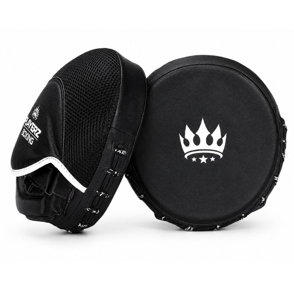 Playerz CoachTech Micro Focus Pads - Black-Playerz Boxing