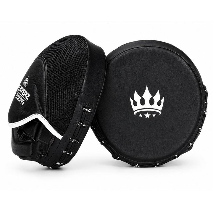Playerz CoachTech Micro Focus Pads - Black-Playerz Boxing