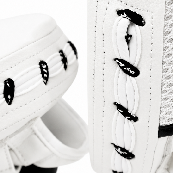 Playerz CoachTech Micro Focus Pads - White-Playerz Boxing