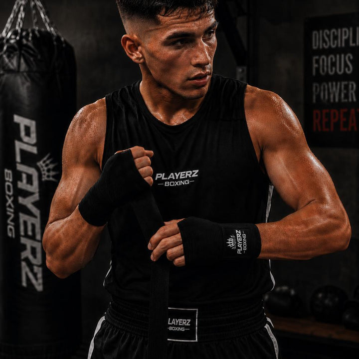 Playerz Deluxe 5M Hand Wraps-Playerz Boxing
