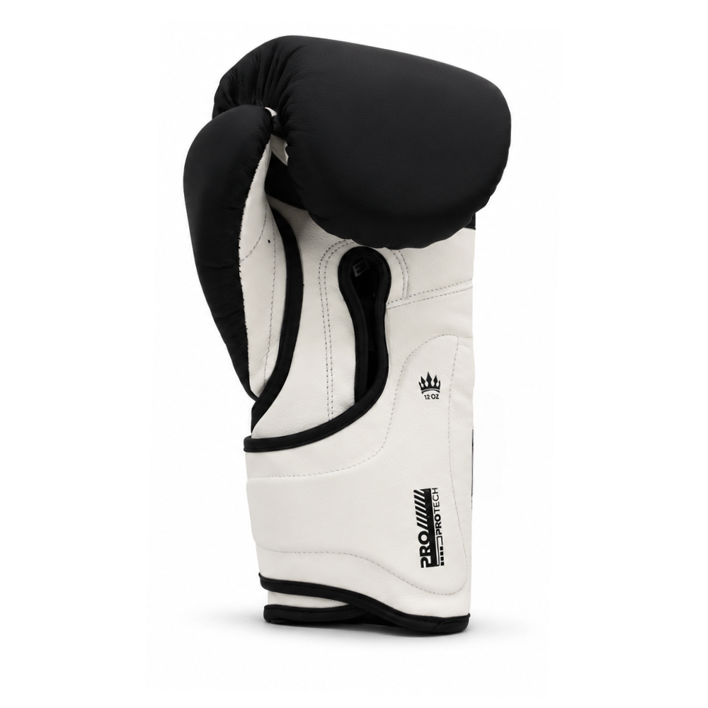 Playerz ProTech Boxing Gloves Velcro - Black-Playerz Boxing