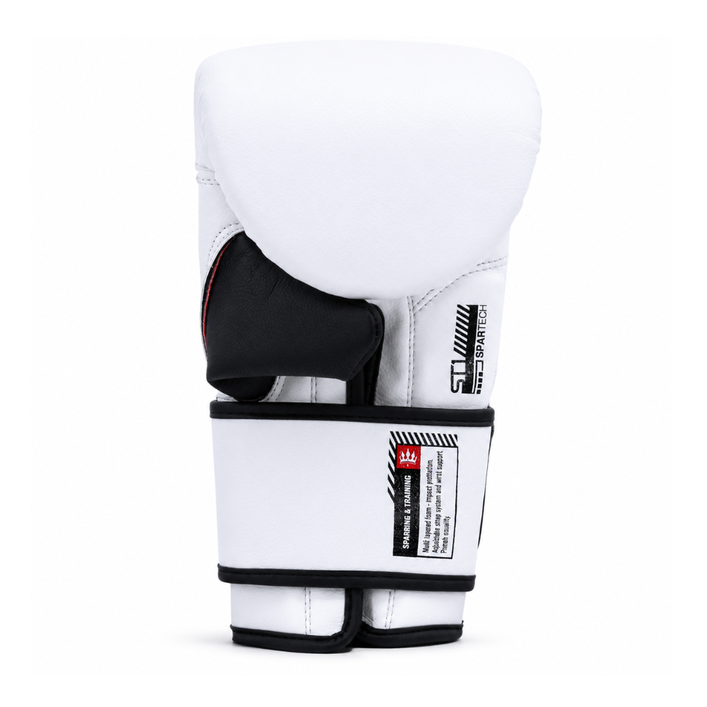 Playerz SparTech Bag Gloves - White-Playerz Boxing