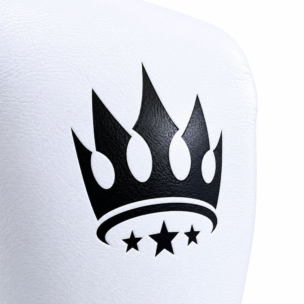 Playerz SparTech Boxing Gloves - White/Black-Playerz Boxing