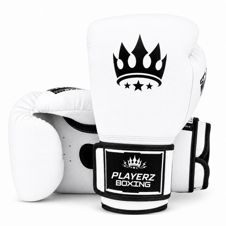 Playerz SparTech Muay Thai Set - White-Playerz Boxing