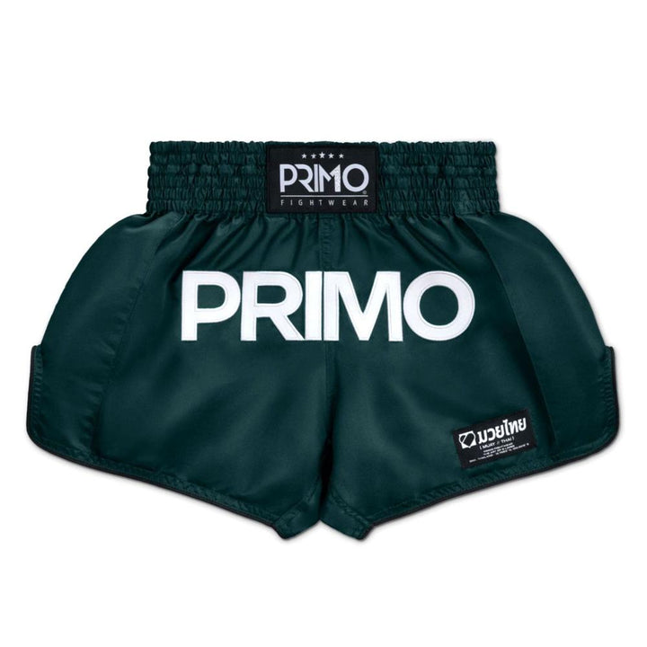 Primo Muay Thai Shorts - Mamba Series - Hunter Green-Primo