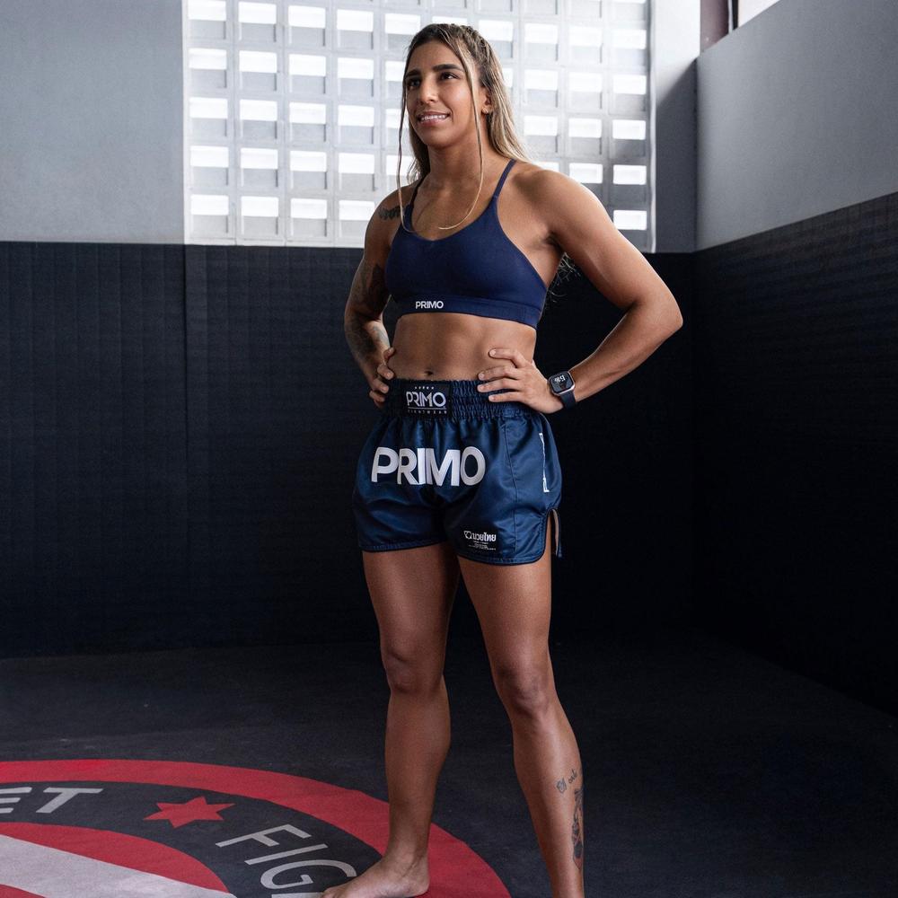 Primo Muay Thai Shorts - Mamba Series - Navy-Primo