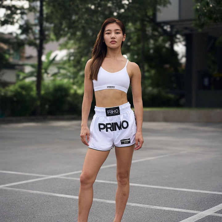 Primo Sports Bra - Infinity - White-Primo