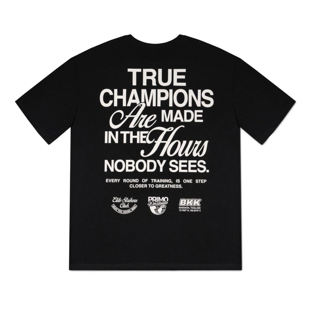 Primo T-Shirt - True Champions - Black-Primo