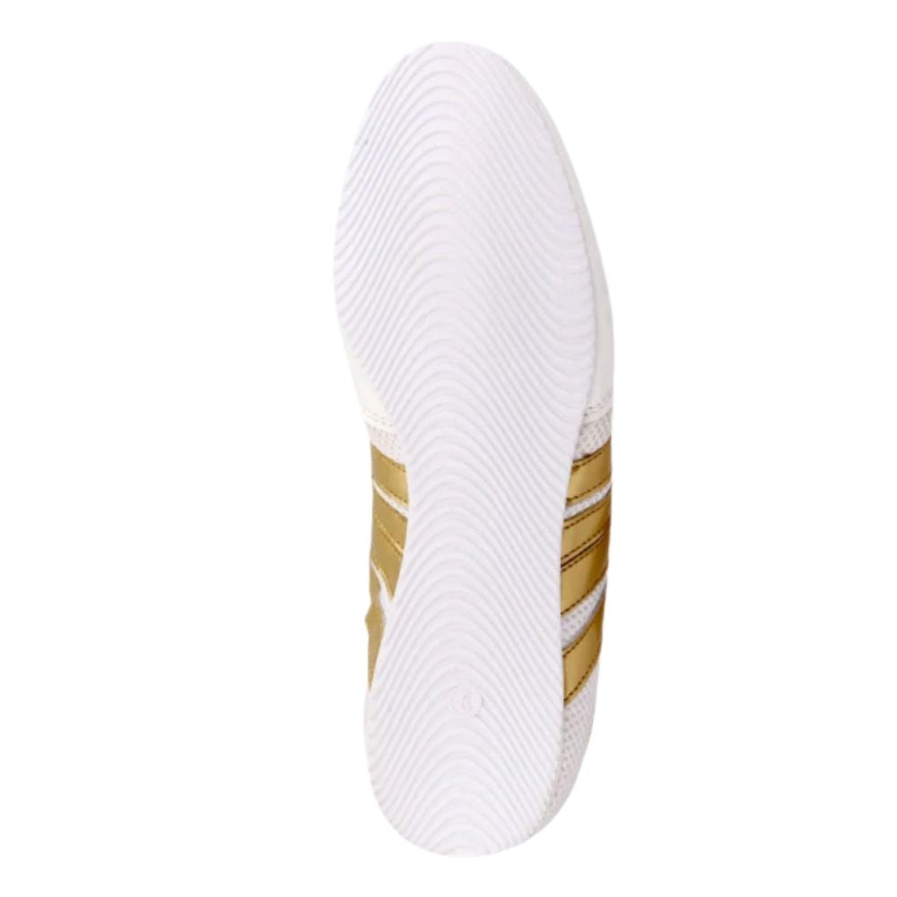 Pro Box Classic Boxing Boot - White/Gold-Pro Box