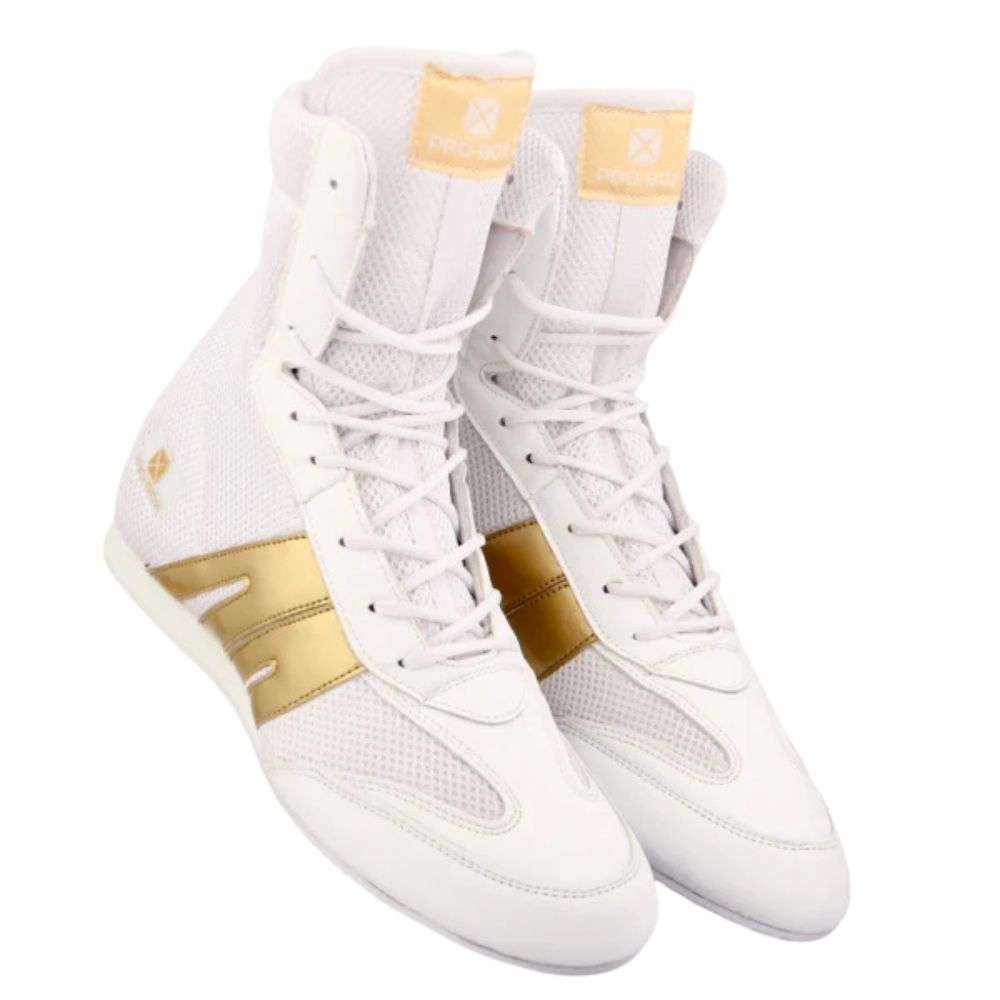 Pro Box Senior Classic Boot White/Gold-Pro Box