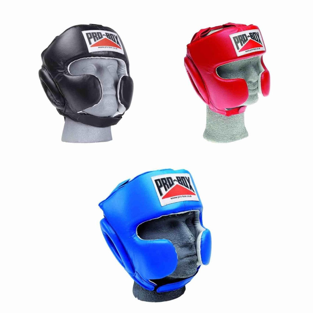 Pro Box Super Spar Leather Head Guard