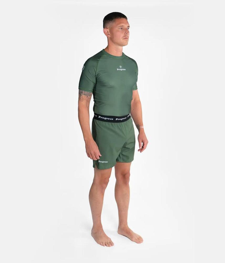 Progress Academy Board Shorts - Khaki-Progress BJJ