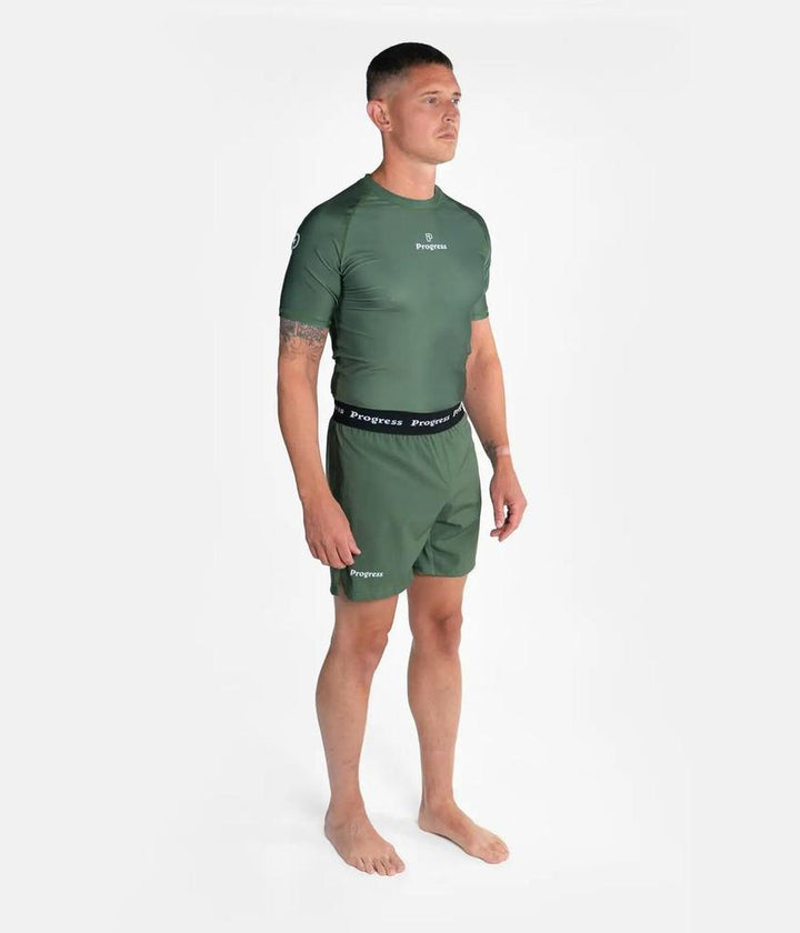 Progress Academy Board Shorts - Khaki-Progress BJJ