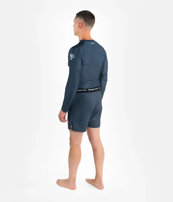 Progress Academy Board Shorts - Petroleum-Progress BJJ