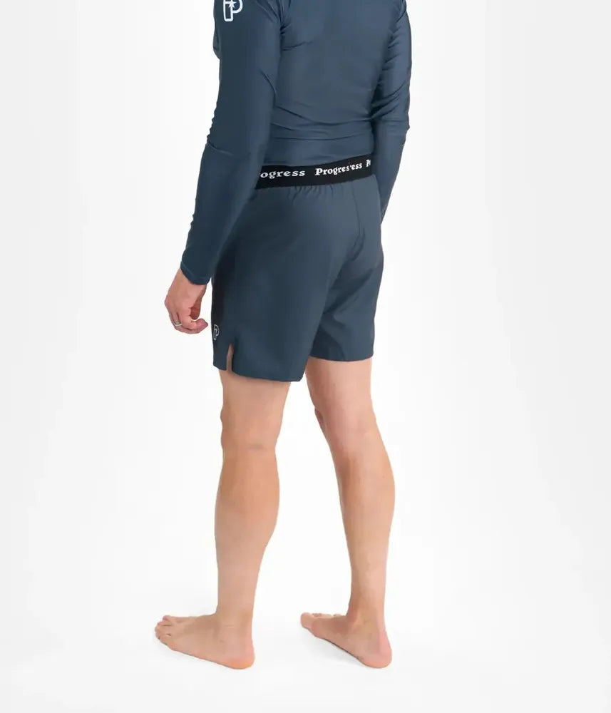 Progress Academy Board Shorts - Petroleum-Progress BJJ