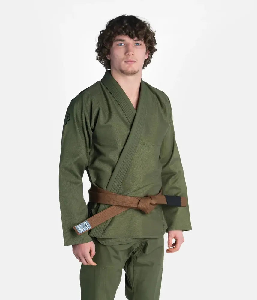 Progress Adults Academy Gi - Forest Green-Progress BJJ