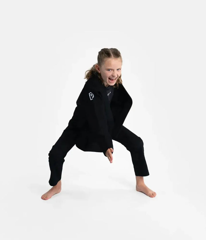 Progress Kids Academy Gi - Black-Progress BJJ