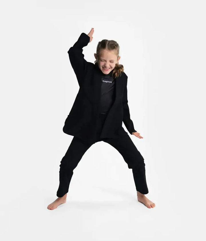 Progress Kids Academy Gi - Black-Progress BJJ