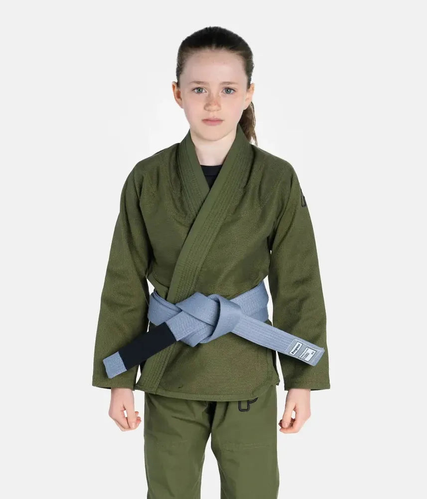 Progress Kids Academy Gi - Forest-Green-Progress BJJ