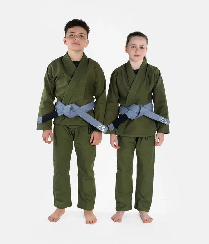 Progress Kids Academy Gi - Forest-Green-Progress BJJ