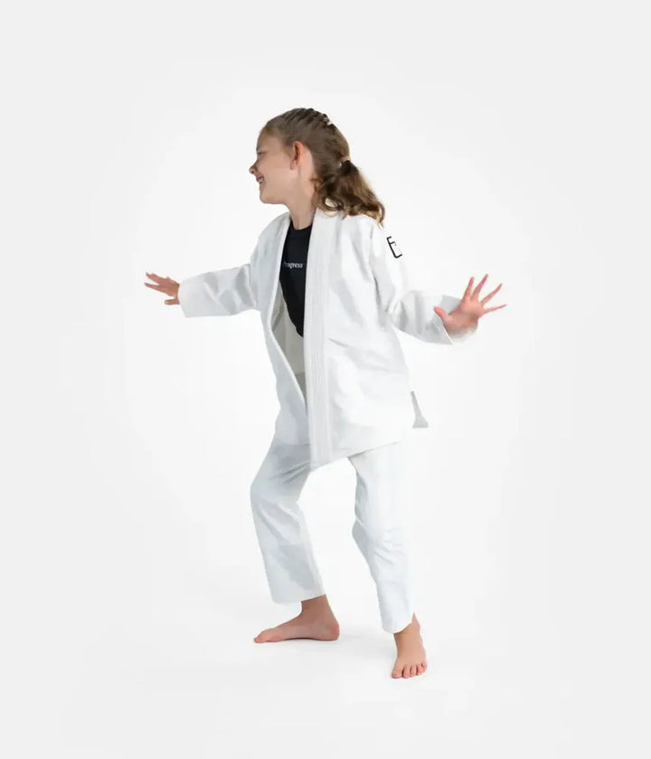 Progress Kids Academy Gi - White-Progress BJJ