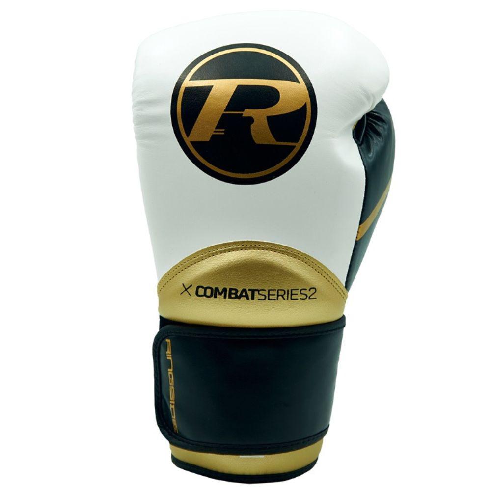 Ringside Combat Series 2.0 Boxing Gloves - White/Black/Gold