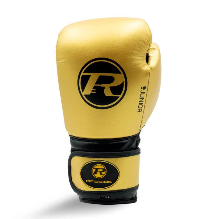 Ringside Junior PU Boxing Gloves - Gold-Ringside Boxing