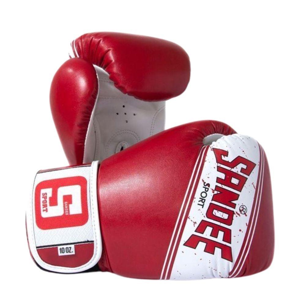 Sandee Sport Boxing Gloves - Red/White
