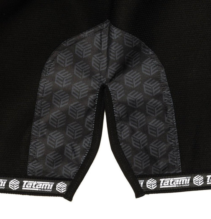 Tatami Black Label Ladies Estilo BJJ Gi - Black/Black-FEUK