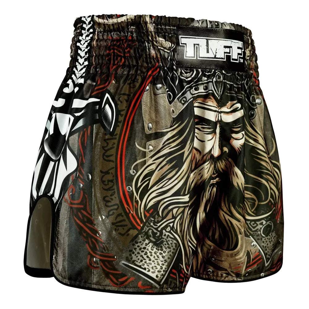 TUFF High-Cut Retro Muaythai Shorts Berserkers Fury-TUFF Sport