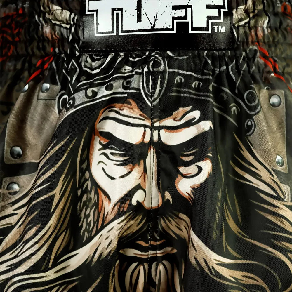 TUFF High-Cut Retro Muaythai Shorts Berserkers Fury-TUFF Sport