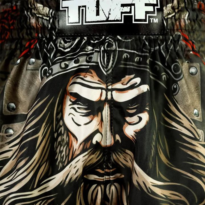 TUFF High-Cut Retro Muaythai Shorts Berserkers Fury-TUFF Sport