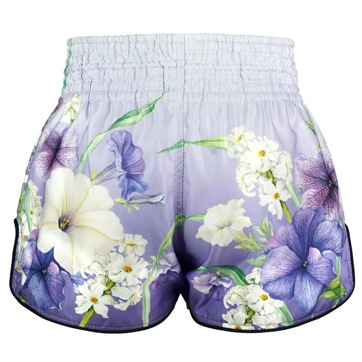 TUFF High-Cut Retro Muaythai Shorts Purple An-Chan-TUFF Sport