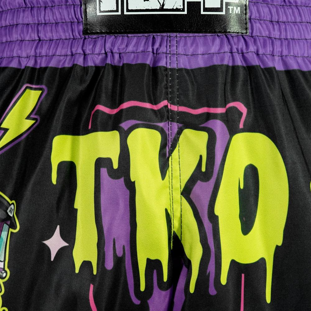 TUFF High-Cut Retro Muaythai Shorts The TKO Night-TUFF Sport