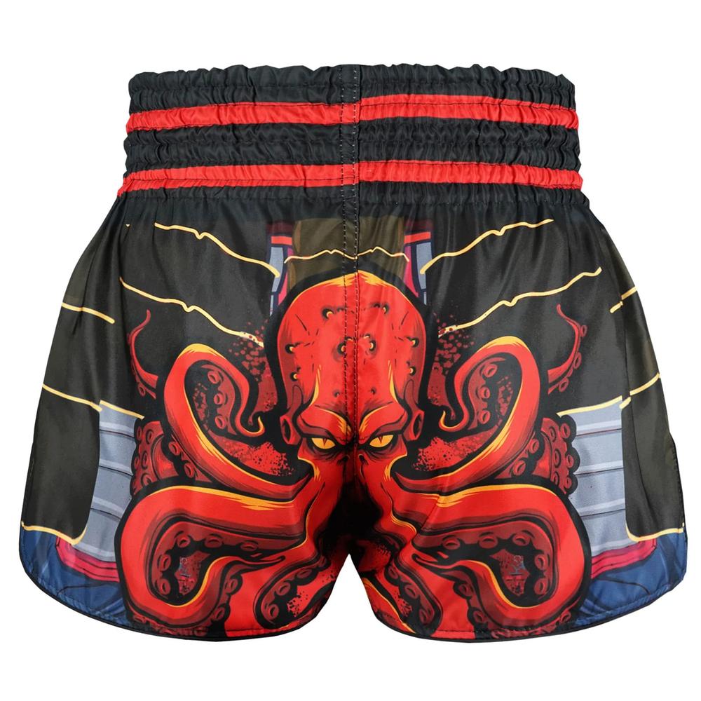 TUFF High-Cut Retro Muaythai Shorts The Undefeated Steel Spirits-TUFF Sport