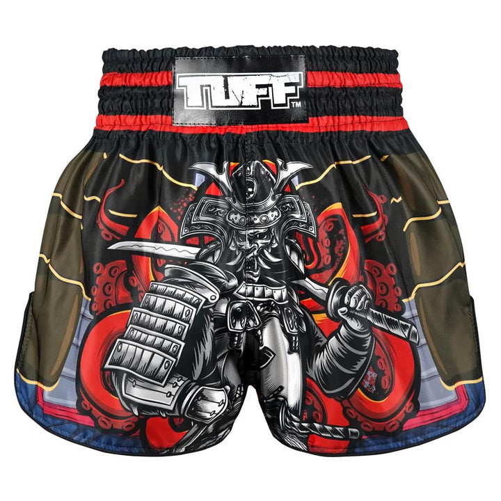 TUFF High-Cut Retro Muaythai Shorts The Undefeated Steel Spirits-TUFF Sport